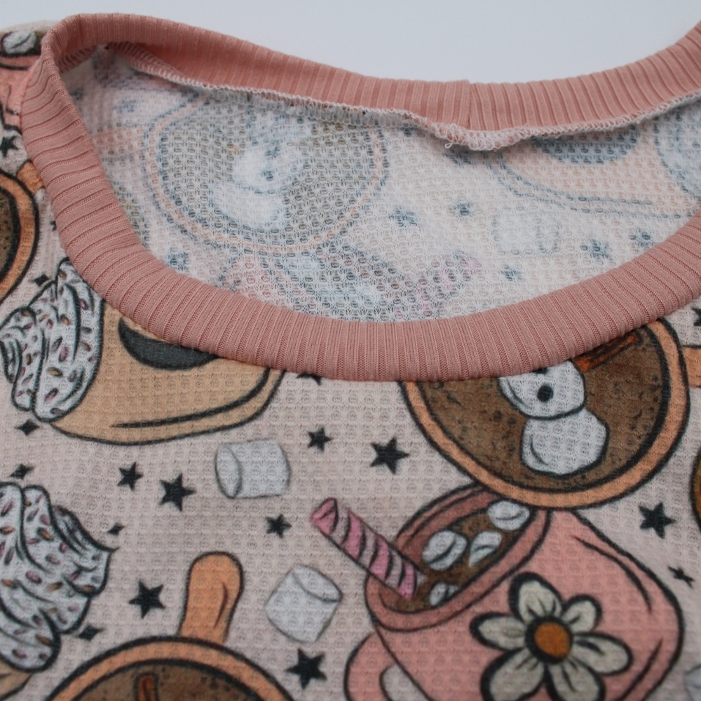 Rowdy Riley Creations Handmade Tops (2pc) – Juniors XS – Waffle Knit Prints - Picture 6 of 7